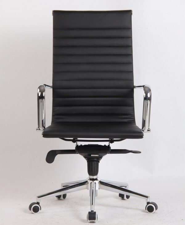 Sillón de oficina JOWY NEW, alto, similpiel negra - Imagen 3
