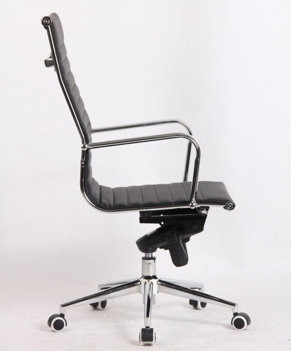 Sillón de oficina JOWY NEW, alto, similpiel negra - Imagen 4