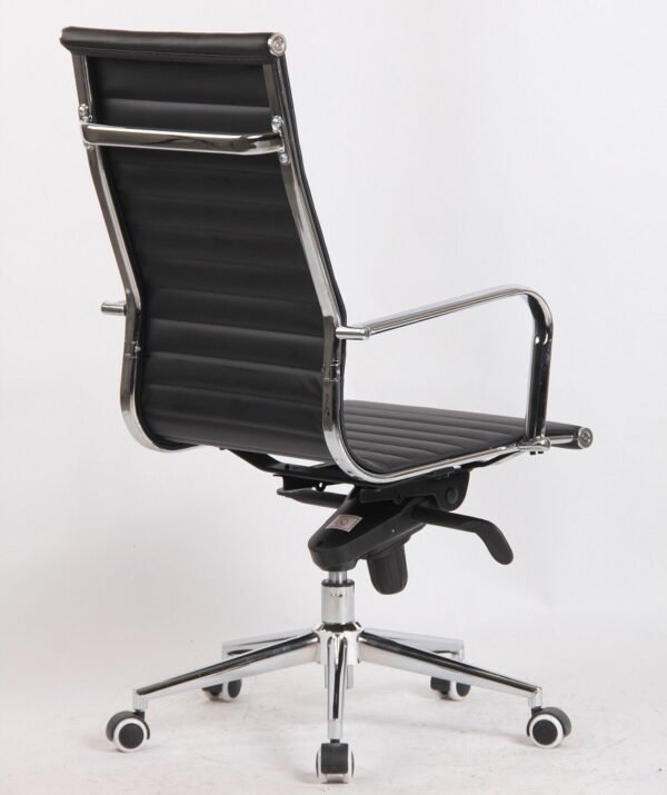 Sillón de oficina JOWY NEW, alto, similpiel negra - Imagen 5