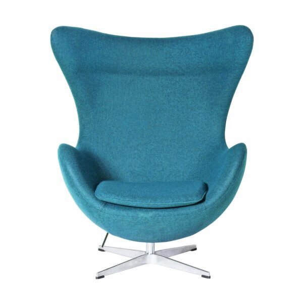 Sillón EG (TE), fibra de vidrio, basculante, tapizado cachemir turquesa - Imagen 3