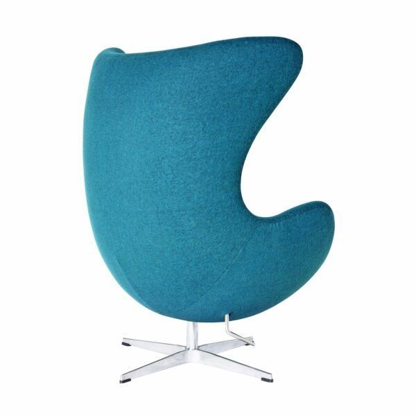 Sillón EG (TE), fibra de vidrio, basculante, tapizado cachemir turquesa - Imagen 5