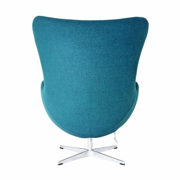 Sillón EG (TE), fibra de vidrio, basculante, tapizado cachemir turquesa - Imagen 6