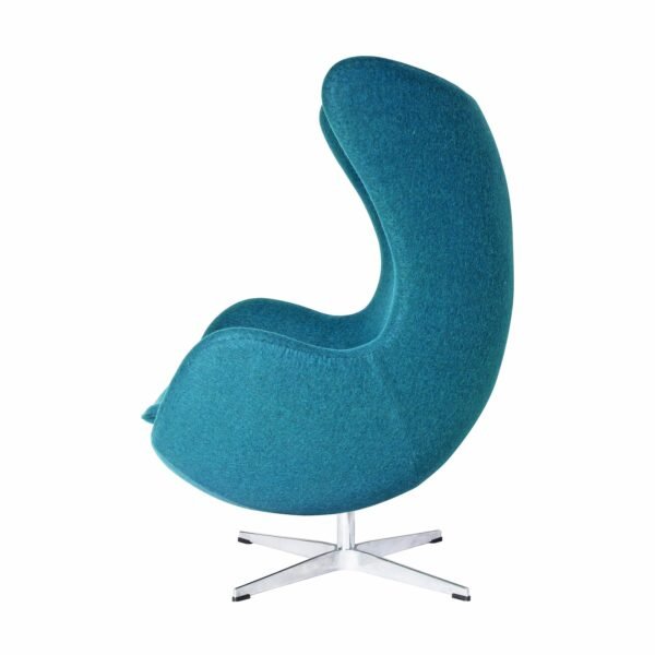 Sillón EG (TE), fibra de vidrio, basculante, tapizado cachemir turquesa - Imagen 8