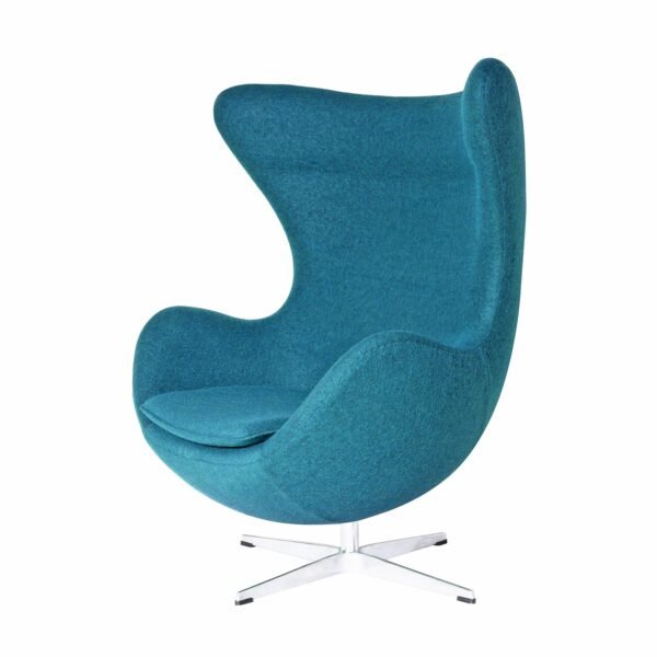 Sillón EG (TE), fibra de vidrio, basculante, tapizado cachemir turquesa - Imagen 9