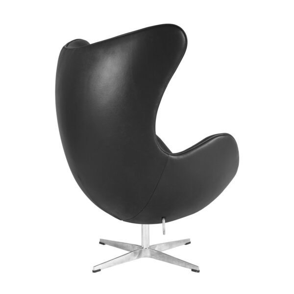Sillón EG (TE), fibra de vidrio, basculante, tapizado similpiel negra - Imagen 5