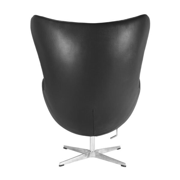 Sillón EG (TE), fibra de vidrio, basculante, tapizado similpiel negra - Imagen 6