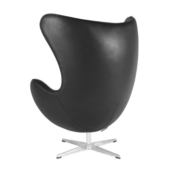 Sillón EG (TE), fibra de vidrio, basculante, tapizado similpiel negra - Imagen 7