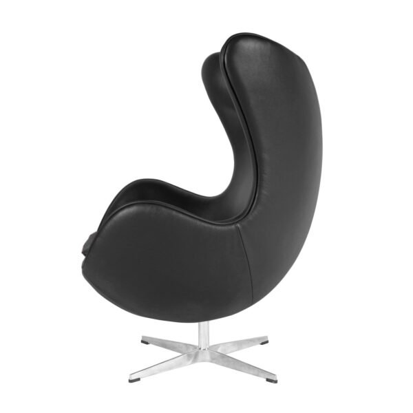 Sillón EG (TE), fibra de vidrio, basculante, tapizado similpiel negra - Imagen 8