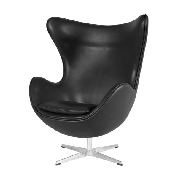 Sillón EG (TE), fibra de vidrio, basculante, tapizado similpiel negra - Imagen 9