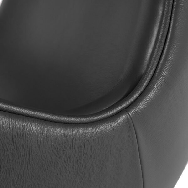 Sillón EG (TE), fibra de vidrio, basculante, tapizado similpiel negra - Imagen 11