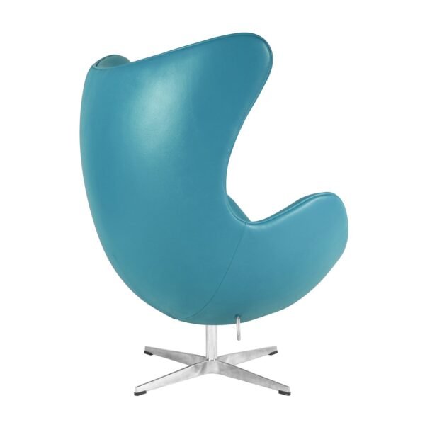 Sillón EG (TE), fibra de vidrio, basculante, tapizado similpiel turquesa - Imagen 5