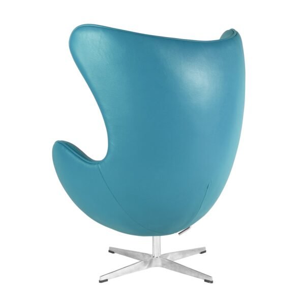 Sillón EG (TE), fibra de vidrio, basculante, tapizado similpiel turquesa - Imagen 7