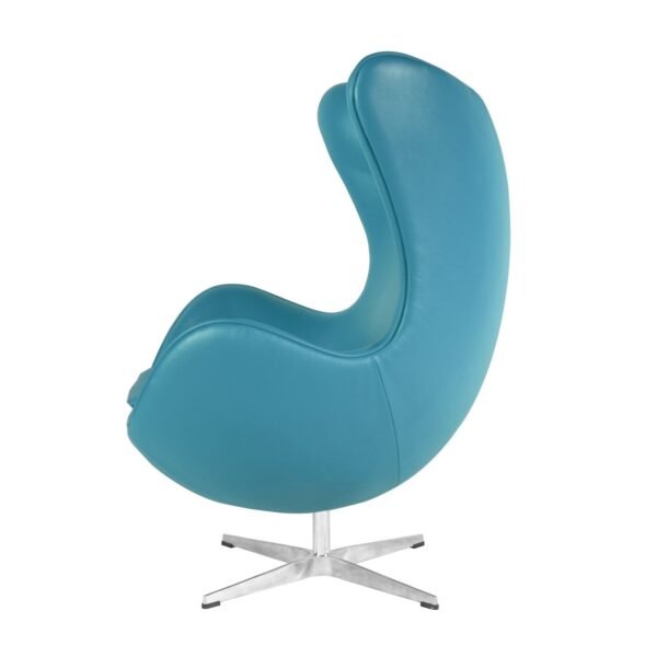 Sillón EG (TE), fibra de vidrio, basculante, tapizado similpiel turquesa - Imagen 8