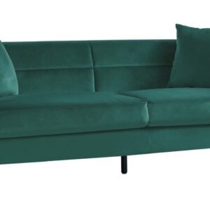 Sofá LARIOS, 3 plazas, tejido velvet verde oscuro 42