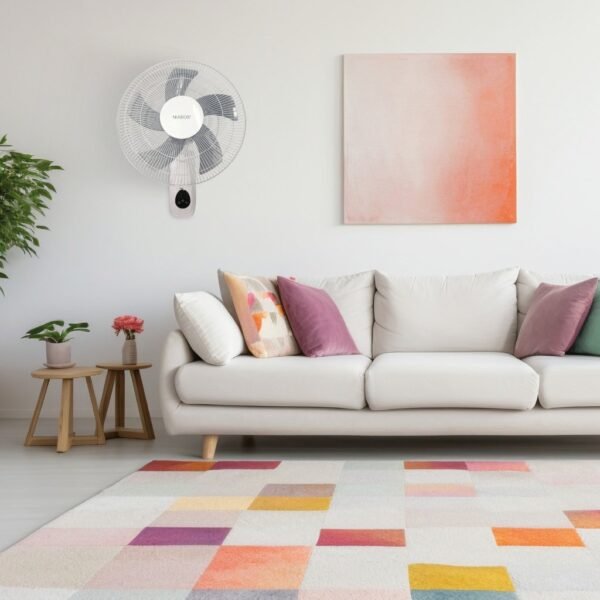 Ventilador de pared Barsi Ø43cm 50W Blanco - Imagen 6