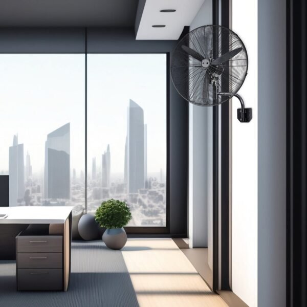 Ventilador de pared Thuwa Ø71cm 200W Negro - Imagen 4
