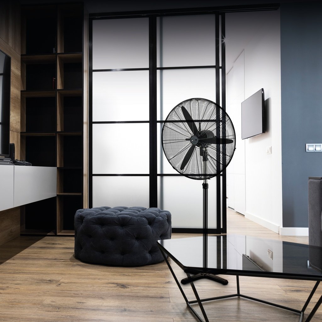 Ventilador de pie Dalheri Ø71cm 200W Negro - Imagen 4