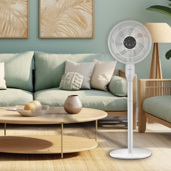 Ventilador de pie Haripal Ø36cm 25W motor DC Blanco - Imagen 5