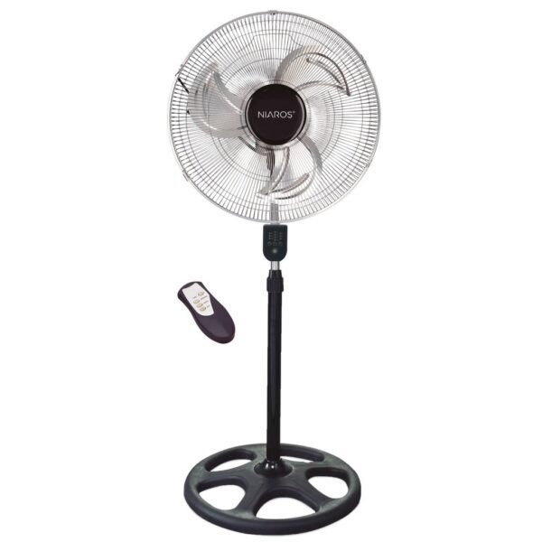 Ventilador metálico de pie Lumbo con mando Ø50cm 70W