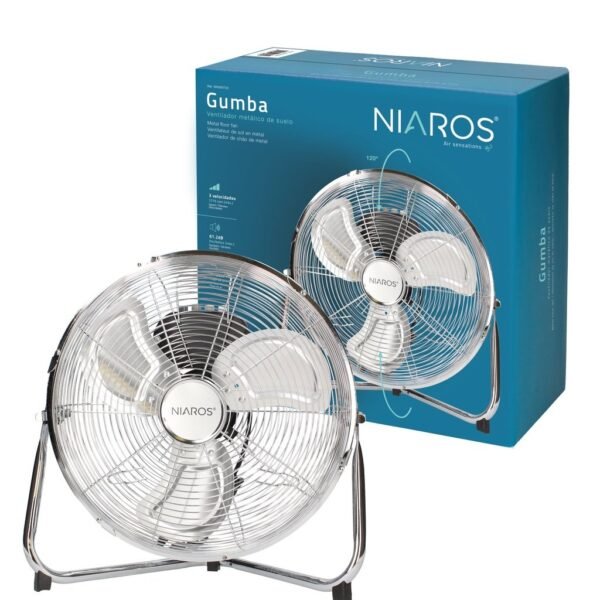 Ventilador metálico de suelo Gumba Ø40cm 70W - Imagen 6