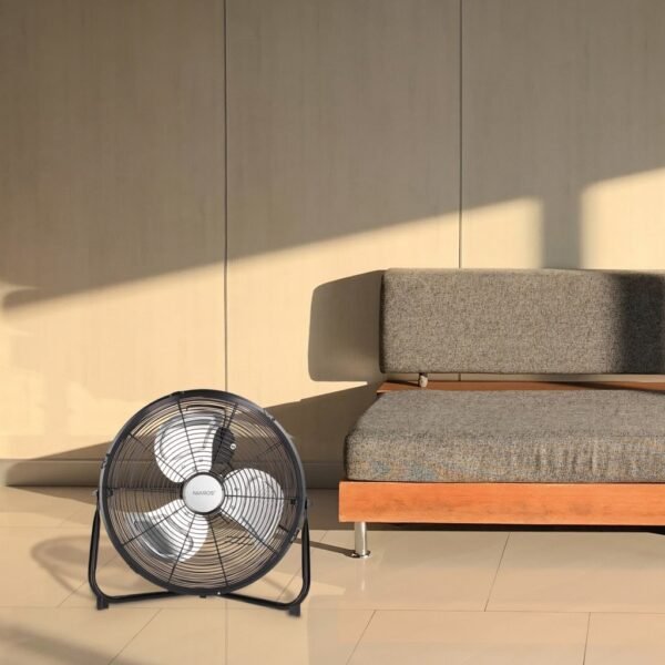 Ventilador metálico de suelo Gumba Ø40cm 70W Negro - Imagen 2
