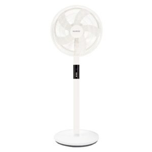 Ventilador portátil de pie Sanluri con mando Ø39cm 15W motor DC Blanco