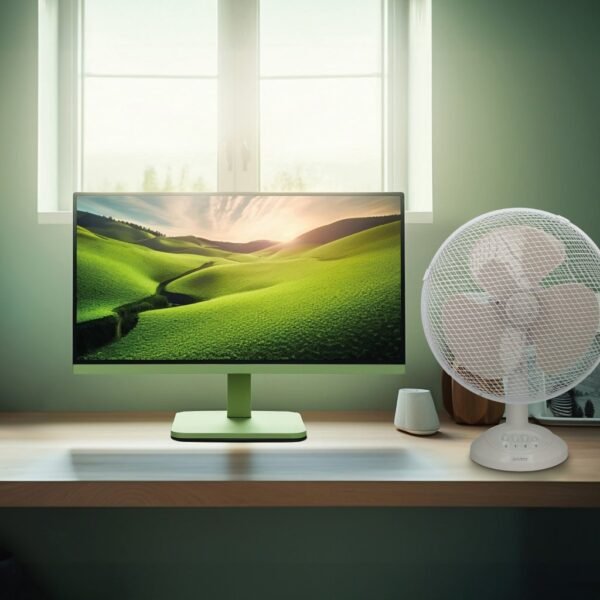 Ventilador sobremesa Lindi Ø34cm 40W Blanco - Imagen 4