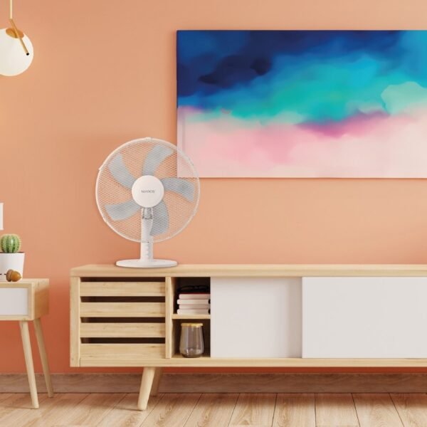 Ventilador sobremesa Macomia Ø41cm 45W Blanco - Imagen 4
