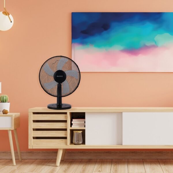 Ventilador sobremesa Macomia  Ø41cm 45W Negro - Imagen 4