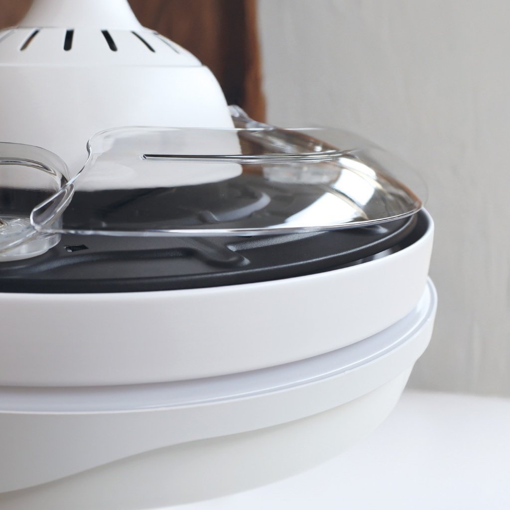 Ventilador techo Lentini con luz CCT regulable y mando Ø107 3 aspas retráctiles DC Blanco - Imagen 7