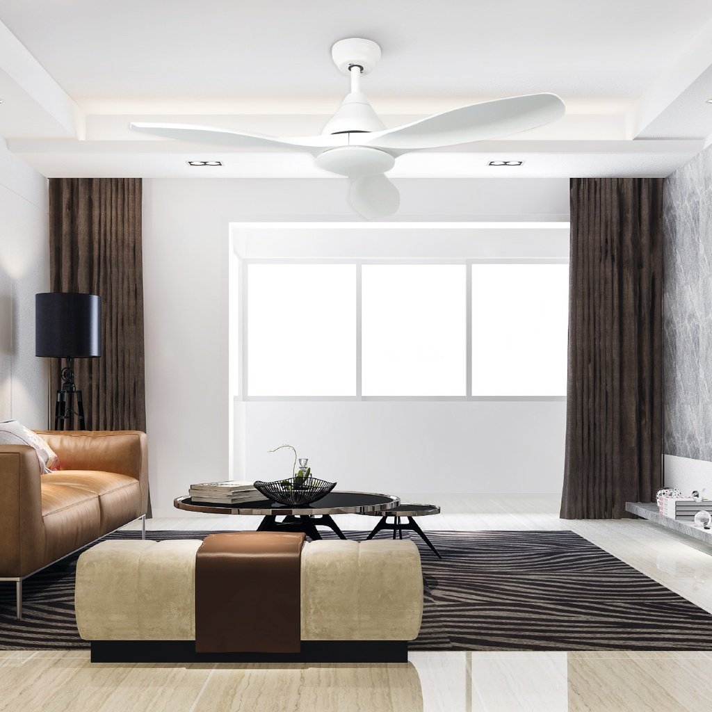 Ventilador techo Luma con luz CCT regulable y mando Ø117 3 aspas DC Blanco - Imagen 7