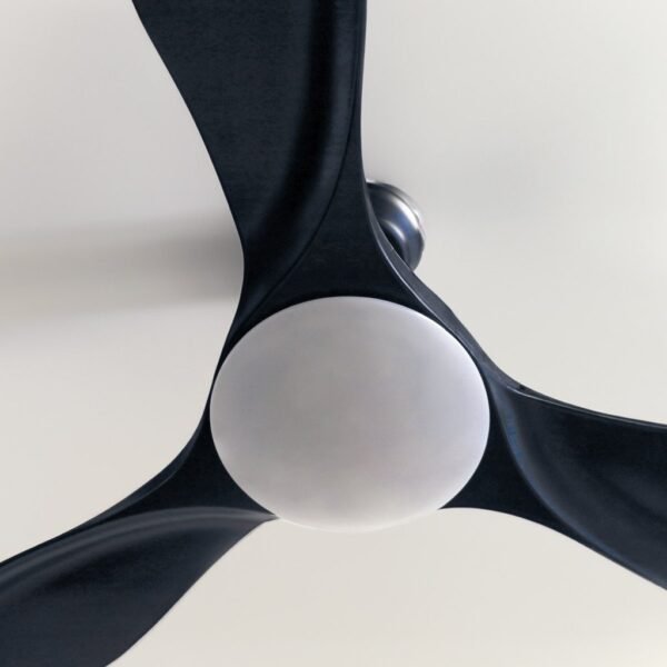 Ventilador techo Luma con luz CCT regulable y mando Ø117 3 aspas DC Negro - Imagen 8