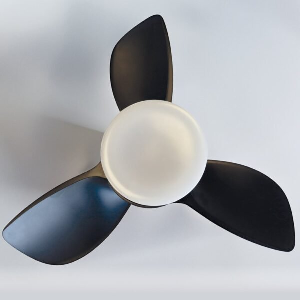 Ventilador techo Namuno con luz CCT regulable y mando Ø71 3 aspas DC Negro - Imagen 8