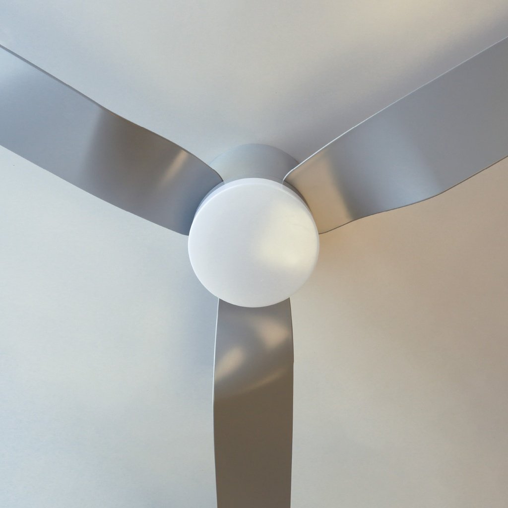 Ventilador techo Solesia con luz CCT regulable y mando Ø132 3 aspas DC Gris - Imagen 9