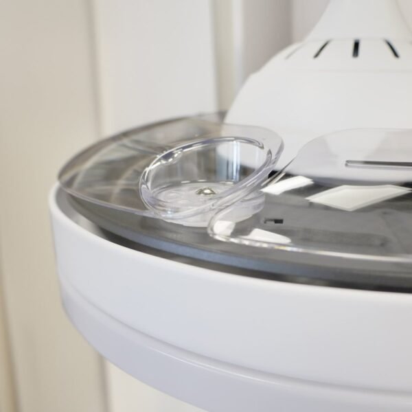 Ventilador techo Tungati con luz CCT regulable y mando Ø107 3 aspas retráctiles DC Blanco - Imagen 8