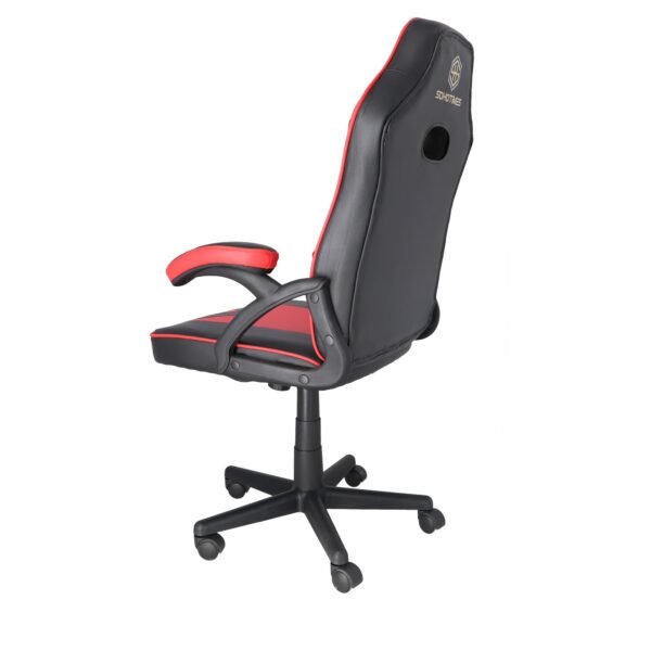 WELL HOME  Silla oficina Tipo Gaming Ergonómica Universal roja con reposabrazos y Regulable en altura - Imagen 2